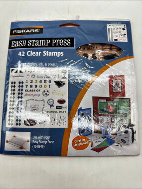 Fiskars School Days Clear Stamp Set 42 Clear Stamps
